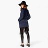 Faux fur wide horizontal stripes – midnight blue,  thumbnail number 5