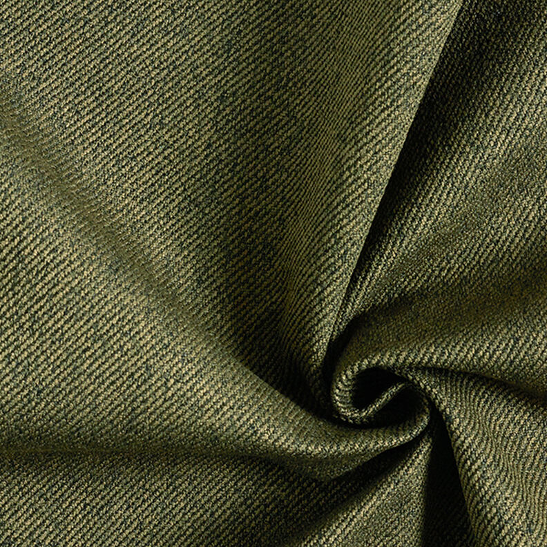 Upholstery Fabric Twill Look – dark olive,  image number 1
