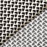 Blouse Fabric abstract graphic – cream/black,  thumbnail number 4