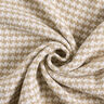 Houndstooth coarse coat material – beige/white,  thumbnail number 4