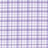 Cotton Stretch Check – white/lavender,  thumbnail number 1