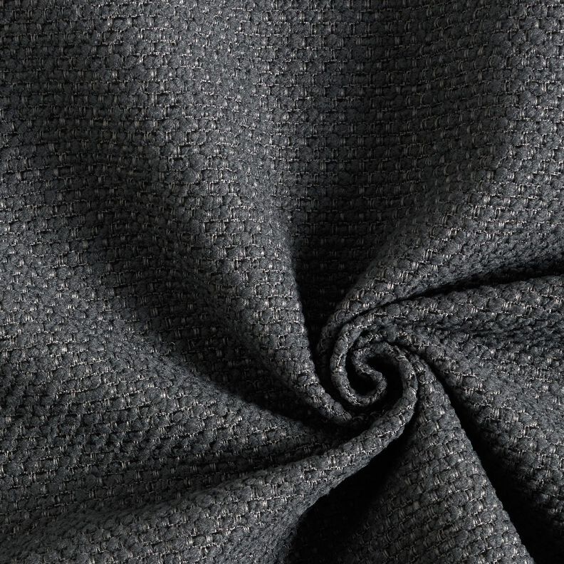 Outdoor Fabric Bouclé Look – blue-black,  image number 1