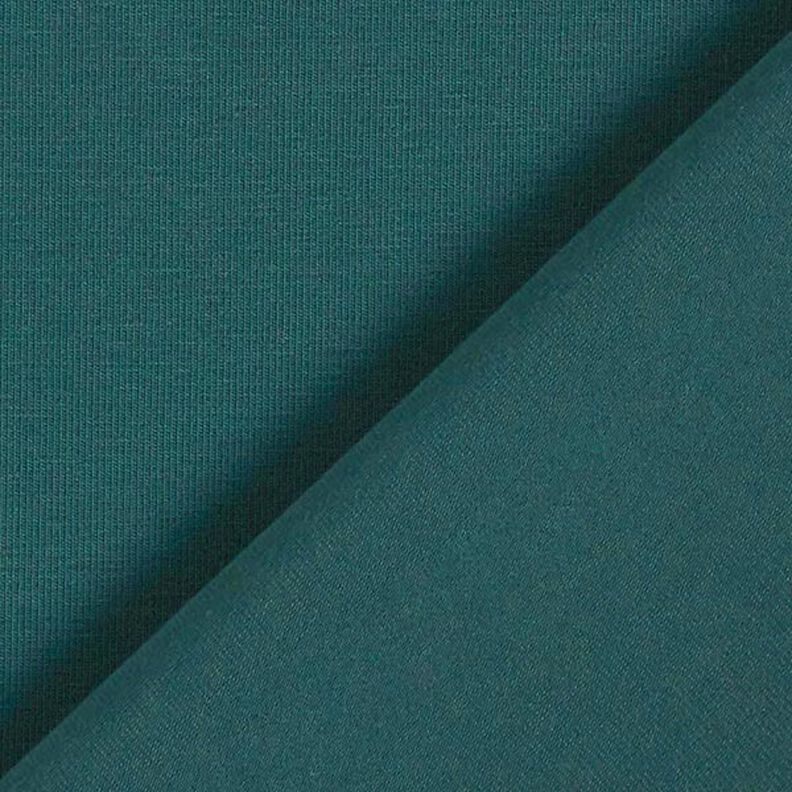 Medium Cotton Jersey Plain – dark green,  image number 5