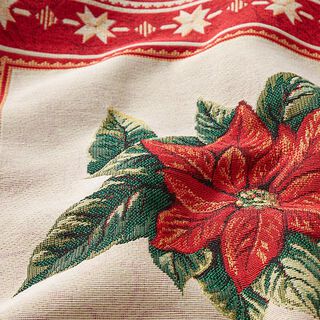 Tapestry Decor Fabric Panel Christmas Star – red, 