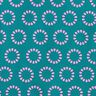 Coated Cotton Colourful Circles – petrol/pastel violet,  thumbnail number 1