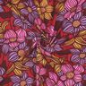 LENZING™ EcoVero™ viscose fabric Flowers | Poppy Fabrics – merlot/apricot,  thumbnail number 3
