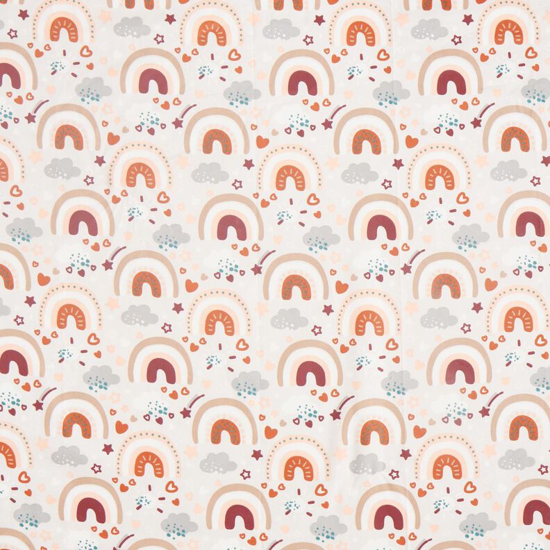 Poplin Rainbow – light beige,  image number 1