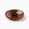 4-hole button marbled [Ø 15 mm] – chestnut,  thumbnail number 2
