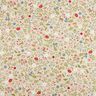 Decor Fabric Half Panama forest animals and flowers – natural/green,  thumbnail number 1
