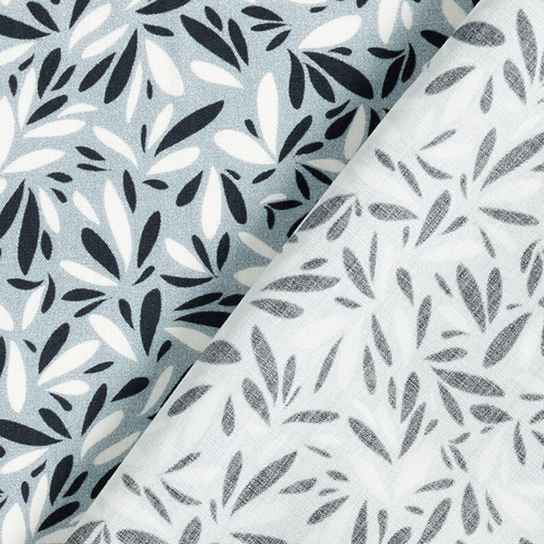 Polka dots viscose fabric – light grey/black,  image number 4