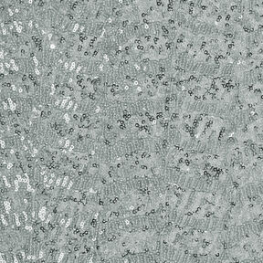 Plain micro sequin fabric – silver, 