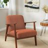 Fine melange upholstery fabric – terracotta,  thumbnail number 5