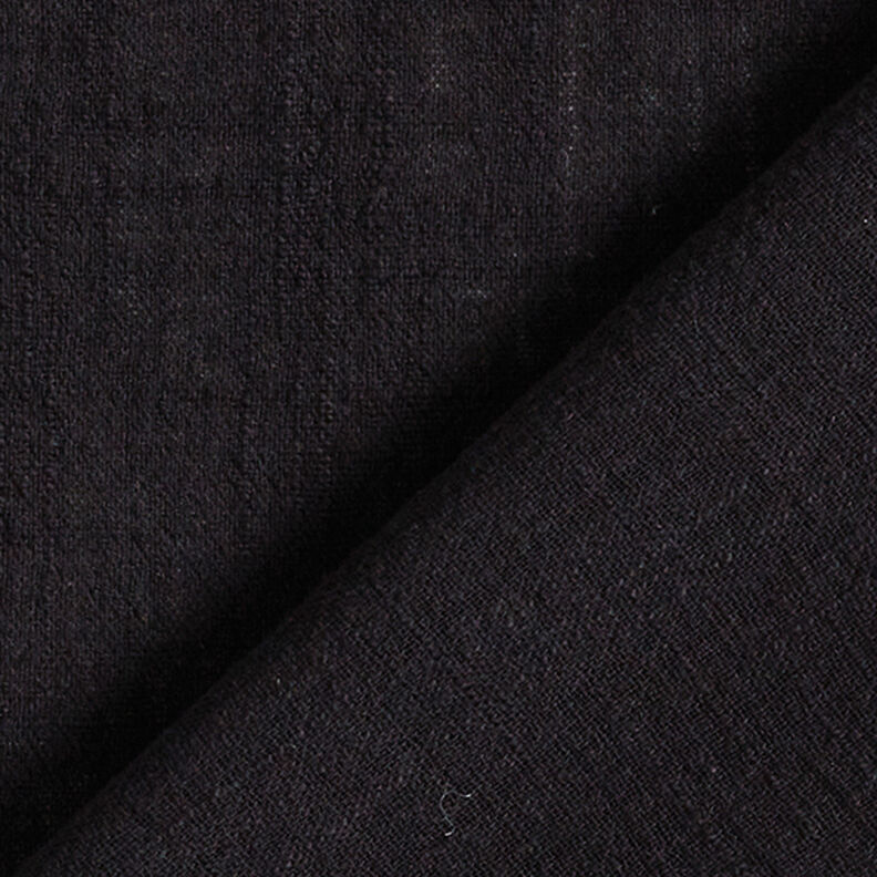 Cotton Linen Look – black,  image number 3