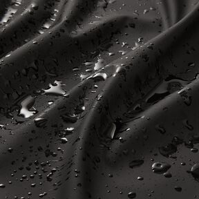 Plain raincoat fabric – black, 