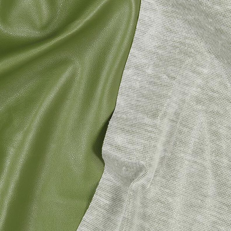 Imitation Nappa Leather – olive,  image number 4