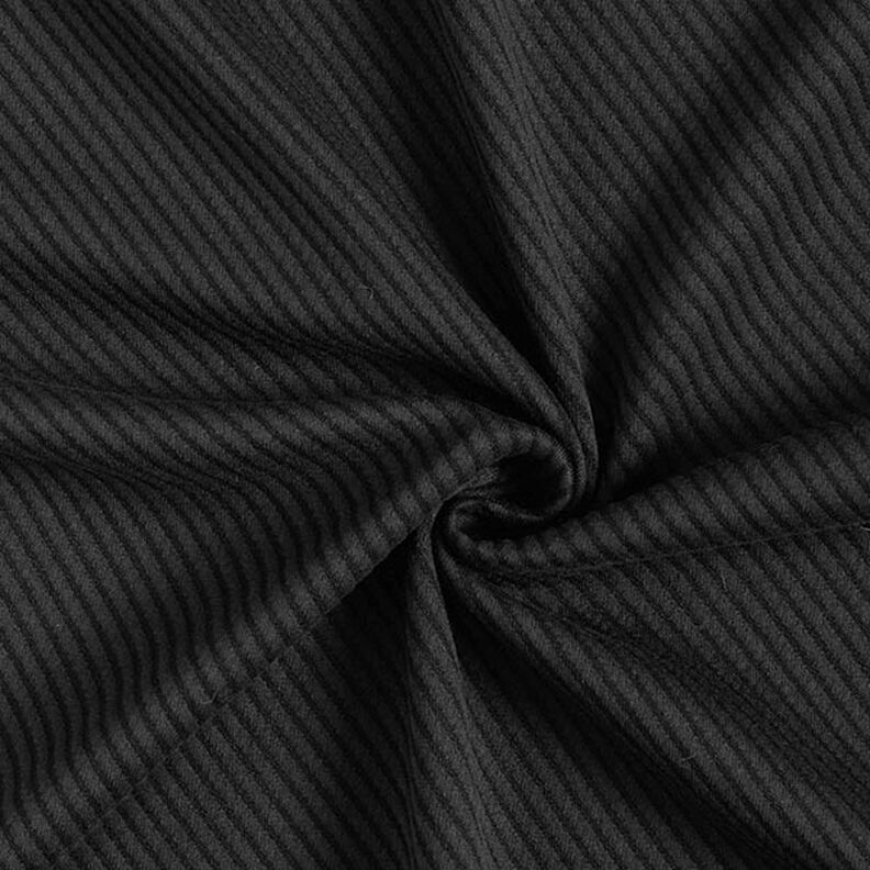 Diagonal Textured Suiting Fabric – black,  image number 3