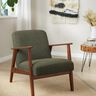 Upholstery Fabric Velvet look – dark pine,  thumbnail number 5