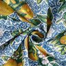 Decor Fabric Tapestry Fabric Lemon blossom – blue/green,  thumbnail number 3