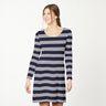 Cotton Jersey dotted stripes – navy blue/white,  thumbnail number 5
