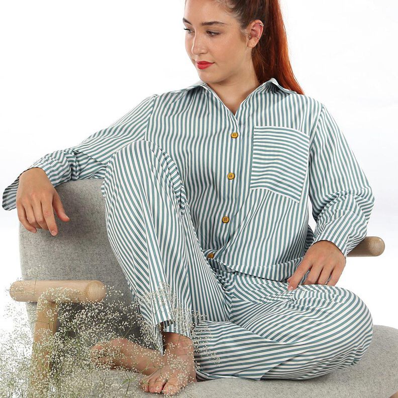 FRAU HILDA Short and long length pyjamas | Studio Schnittreif | XS-XXL,  image number 6