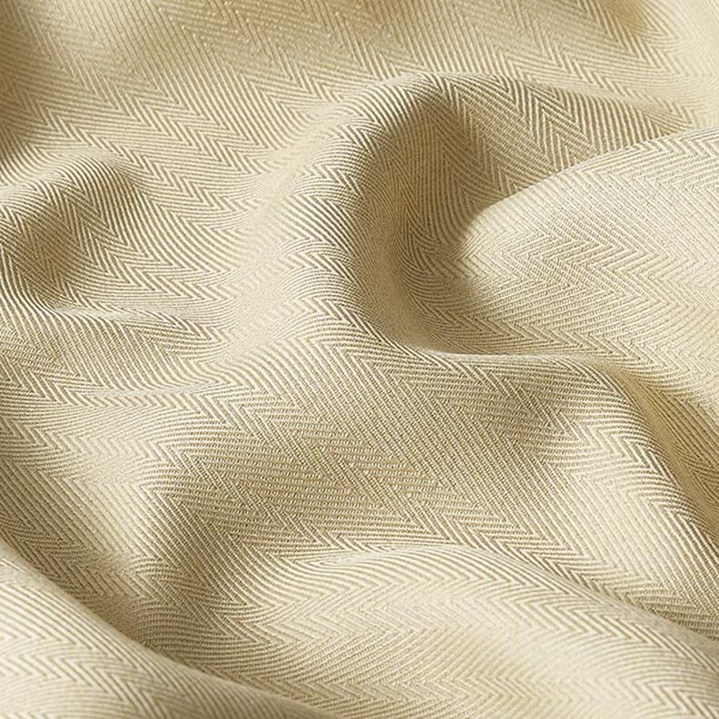 Blackout fabric Herringbone – natural,  image number 2