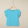 Medium Cotton Jersey Plain – turquoise,  thumbnail number 6