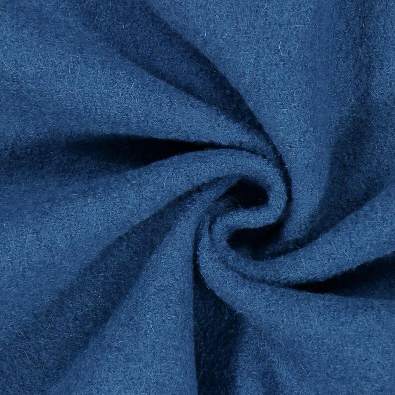 Fulled woollen loden – indigo,  image number 1