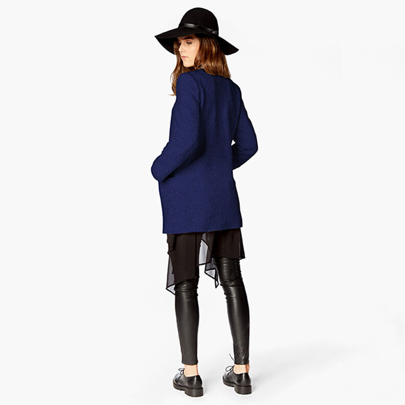 Fulled woollen loden – navy blue,  image number 9