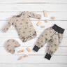 GOTS Cotton Jersey scattered flowers | Poppy Fabrics – almond,  thumbnail number 7