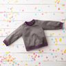 Cuffing Fabric Plain – plum,  thumbnail number 4