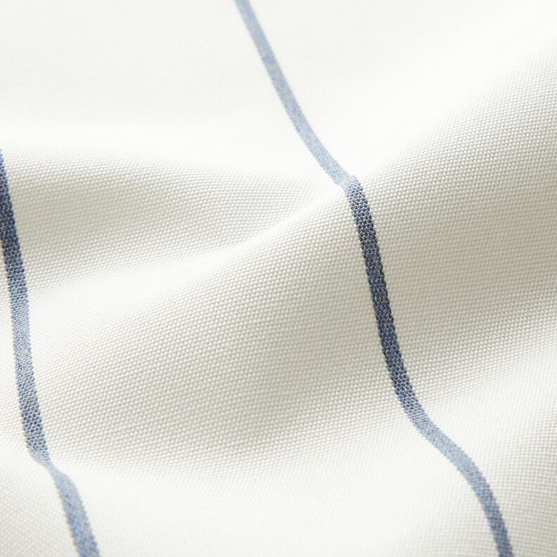 Outdoor Fabric Canvas Mixed stripes – white/blue grey,  image number 2