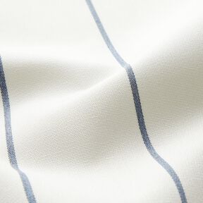 Outdoor Fabric Canvas Mixed stripes – white/blue grey, 