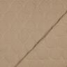 Quilted Fabric Muslin waves – dark beige,  thumbnail number 4