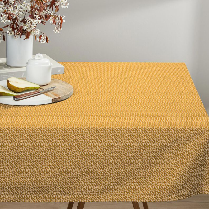 Cotton Cretonne Small Lines – curry yellow,  image number 8