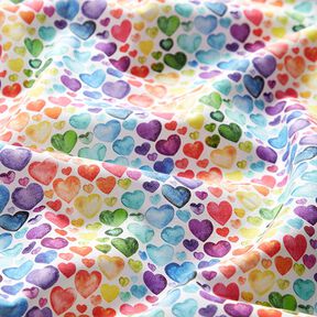 Cotton Poplin Hearts, 