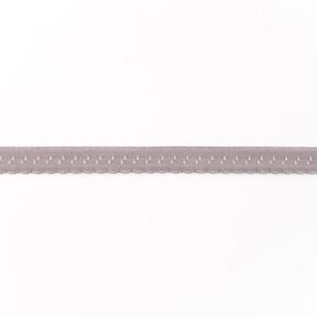 Elasticated Edging Lace [12 mm] – light grey, 