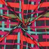 viscose fabric stretch Line Layers | Nerida Hansen – merlot/orange,  thumbnail number 3