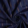 Glitter pinstripes blouse fabric – navy blue,  thumbnail number 3