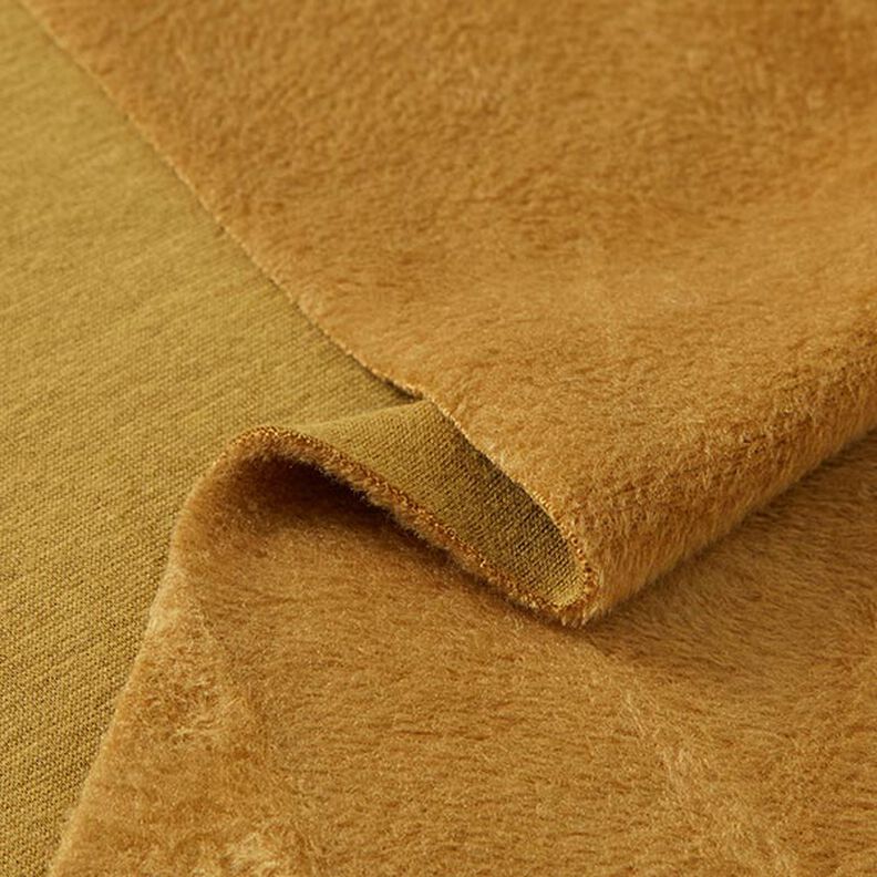 Alpine Fleece Comfy Sweatshirt Plain – curry yellow yellow,  image number 4