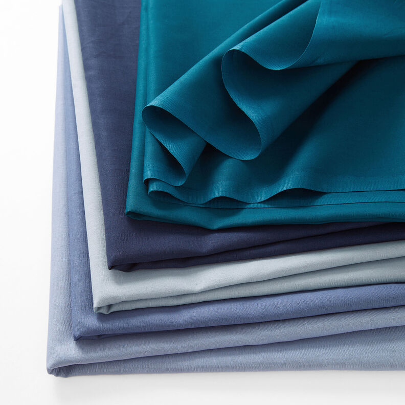 Cotton Cretonne Plain – light wash denim blue, image number 4