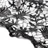 Lace with sequins and scalloped edge – black,  thumbnail number 5