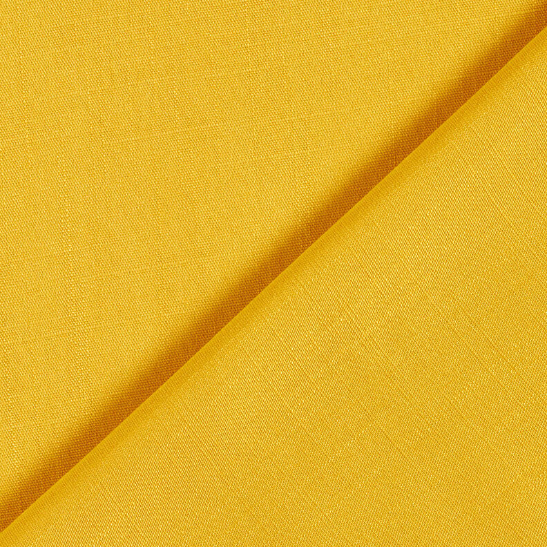 Linen look viscose fabric – curry yellow,  image number 4
