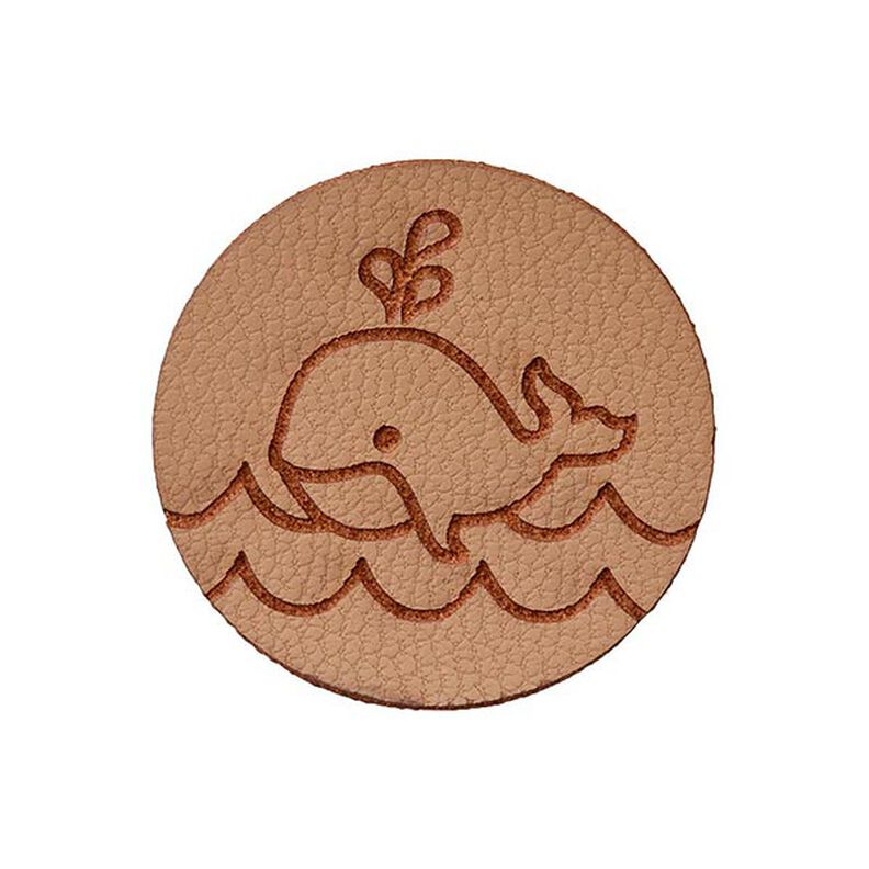 Whale Embellishment [ 23 mm ] – beige,  image number 1