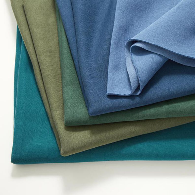 Brushed Sweatshirt Fabric – denim blue,  image number 6