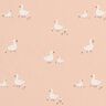 Cotton Jersey Geese and flowers – rosé,  thumbnail number 1