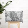 Decor Fabric Canvas large leaves – grey,  thumbnail number 8