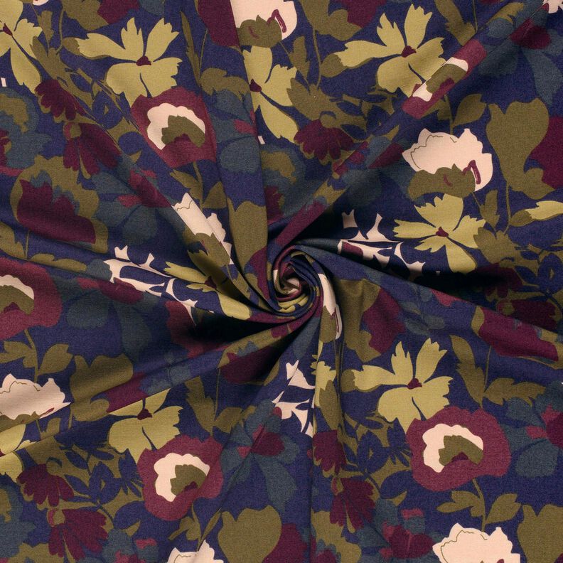 Ponte Roma Jersey Field of Flowers – navy blue/merlot, image number 3