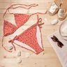 Swimsuit fabric leopard print – peach orange/intense pink,  thumbnail number 6