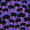 LENZING™ ECOVERO™ viscose fabric  Poppies | Nerida Hansen – lilac/black,  thumbnail number 1