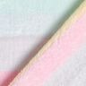 Cosy Fleece Pastel rainbow stripes – light yellow/pink,  thumbnail number 4